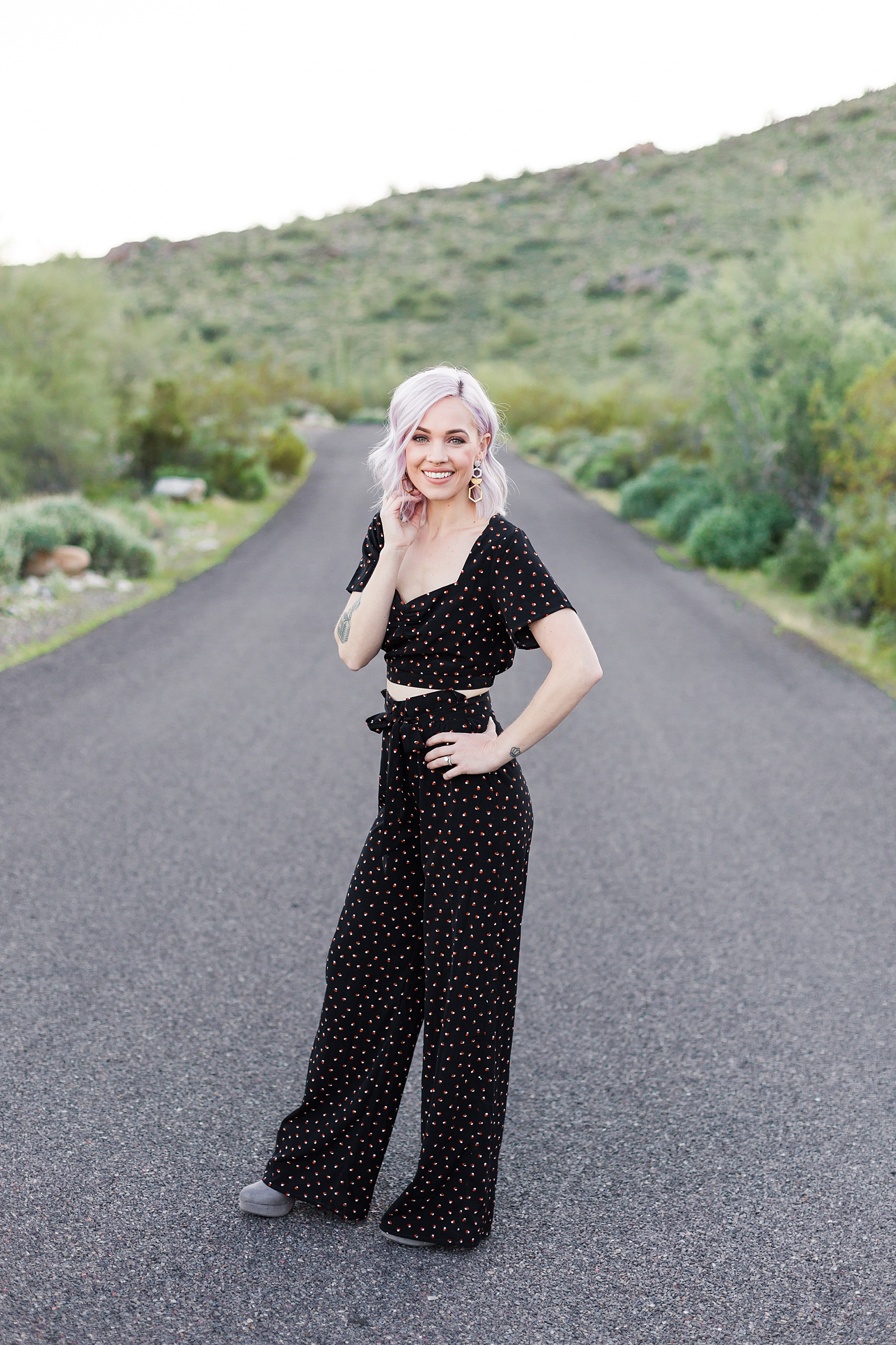 Leah Hope Photography | Scottsdale Phoenix Arizona | Desert Landscape Cactus Scenery | White Tank Mountains Regional Park | Fashion Blogger | Model Pictures | What to Wear Women | Female Portraits 
