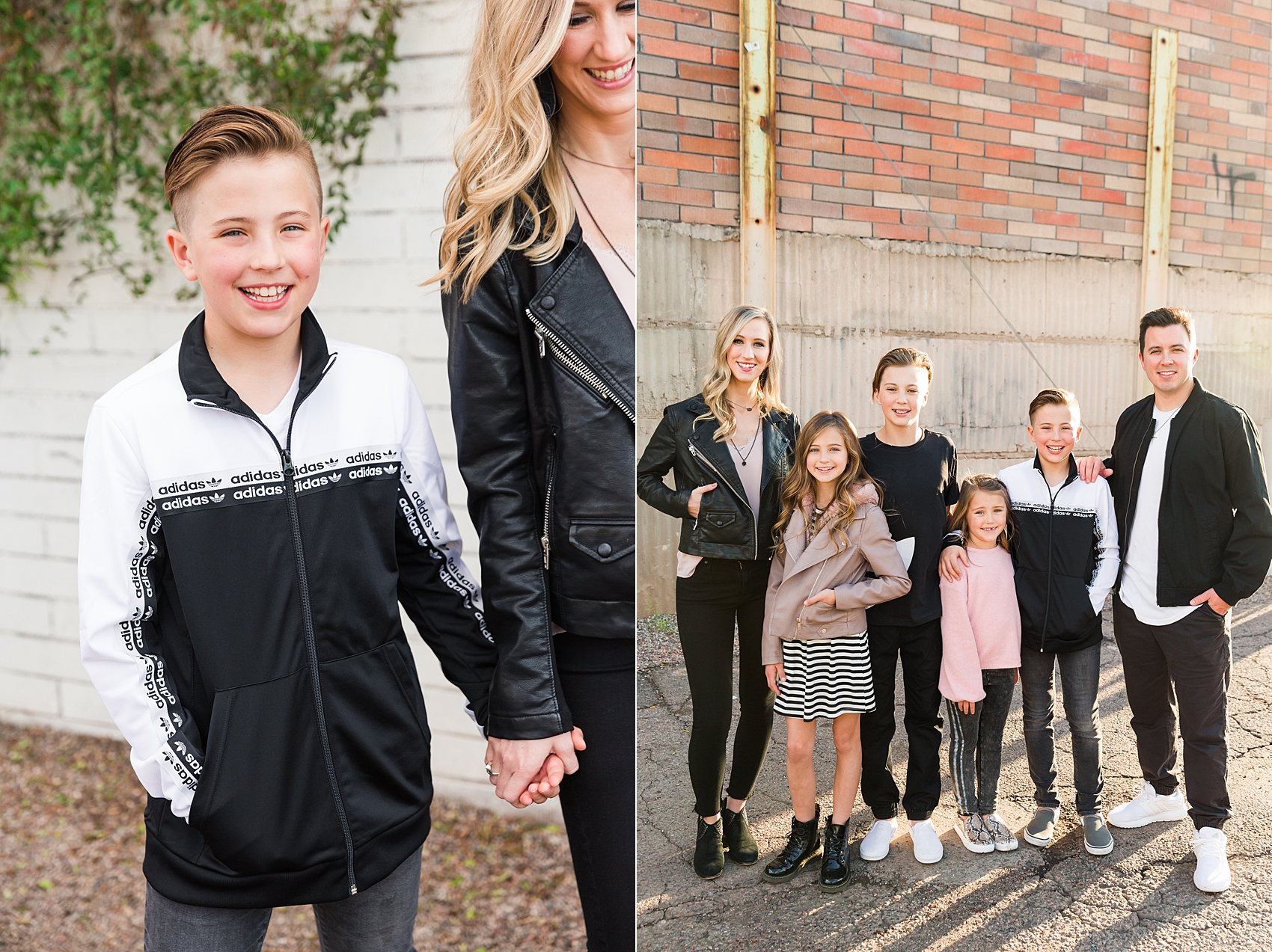 Leah Hope Photography | Scottsdale Phoenix Arizona Photographer | Downtown Phoenix | Family Pictures | Family Photos | What to Wear | Family Poses | Phoenix Police Officer | Pops of Pink
