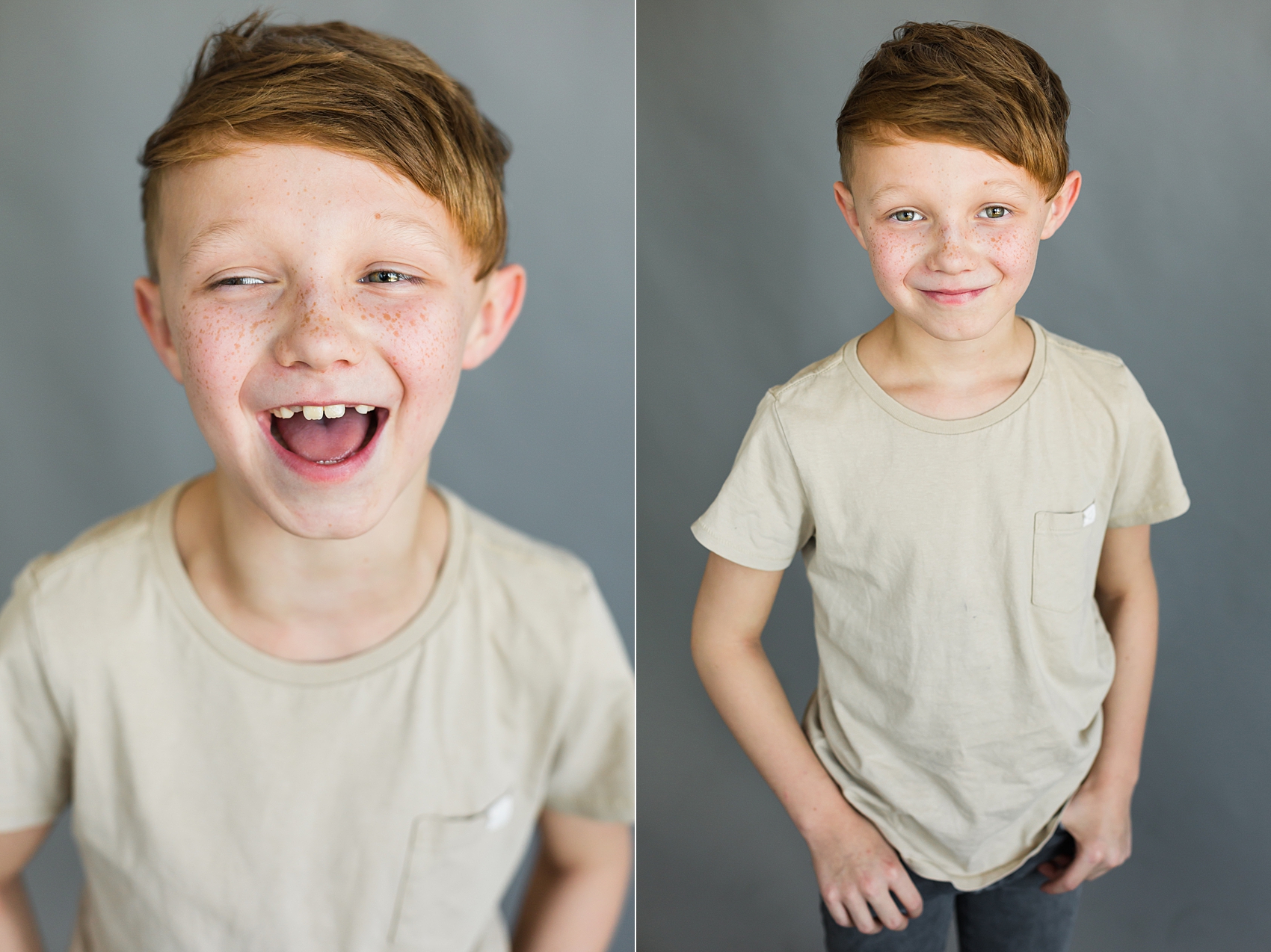 Leah Hope Photography | Downtown Phoenix Blok Studio | Phoenix Scottsdale Arizona Photographer | Head Shots Child Actor | Modeling Portraits | Classic Plain Background Head Shots for Children | What to Wear
