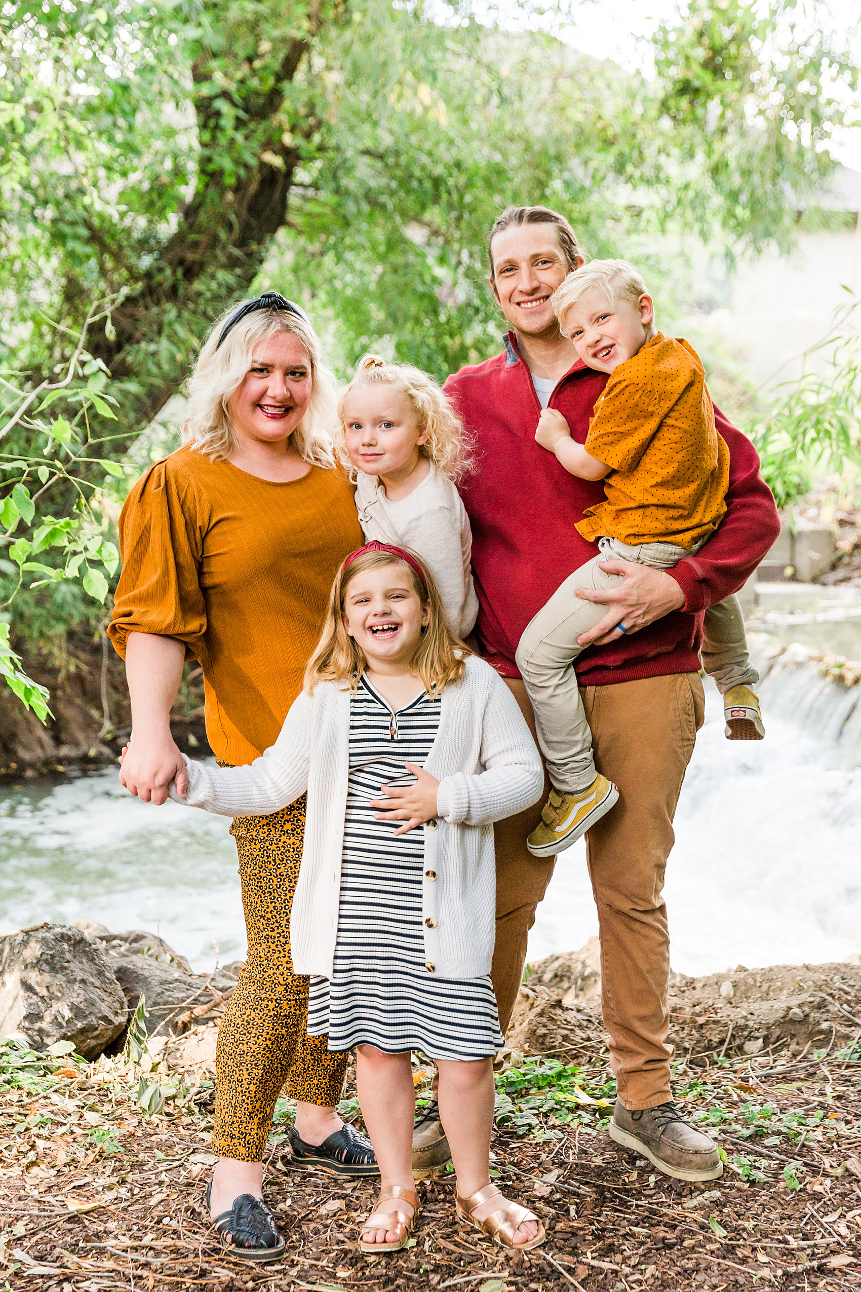 Leah Hope Photography | Salt Lake City Utah Family Photos | Green Nature Ivy Trees | Family Pictures | What to Wear | Family Posing Poses | Scottsdale Photographer | Family Child Photographer | Outfits and Styling Ideas | Family Photography | Abi Ayres Family | Playful Candid Pictures